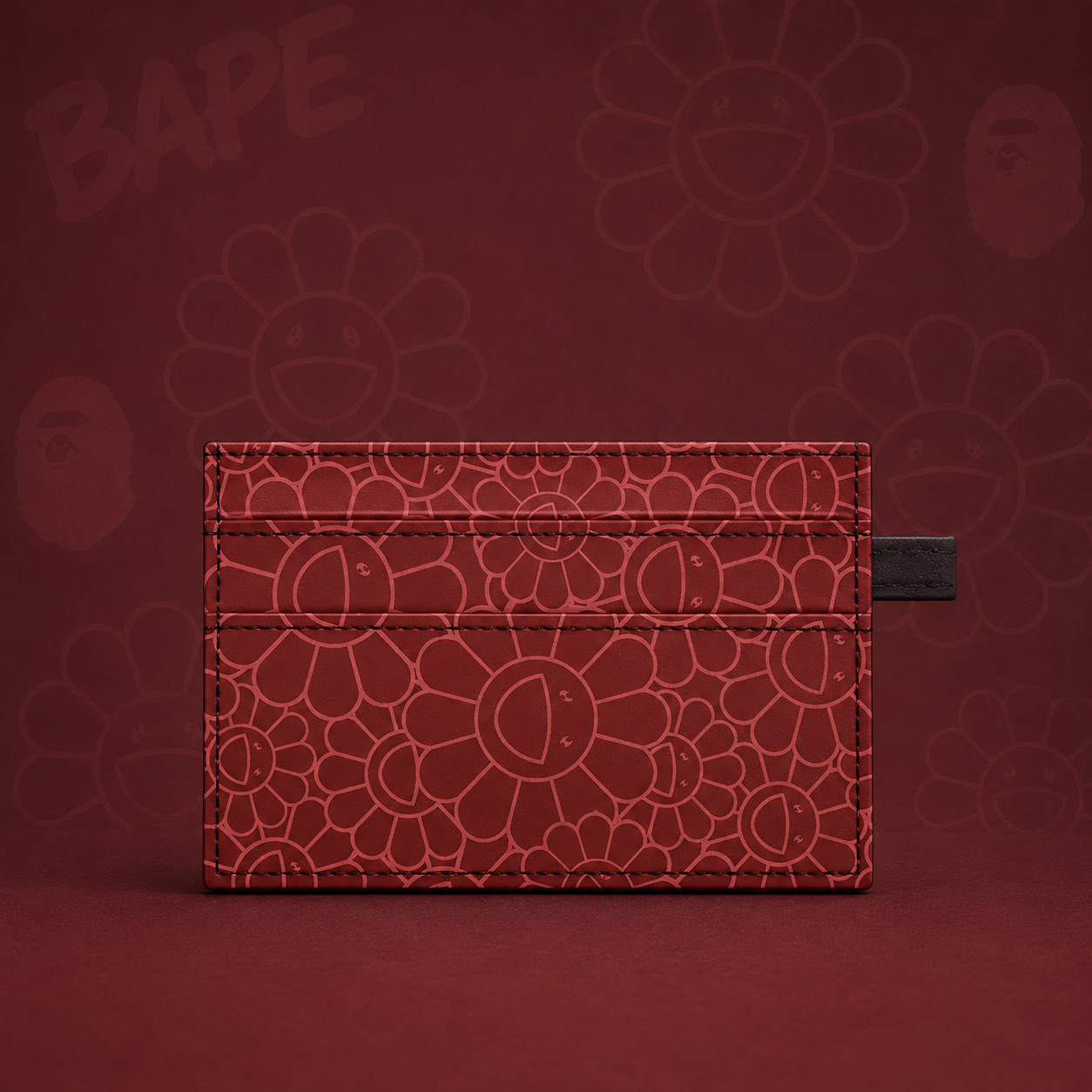 Red Velvet Card Holder