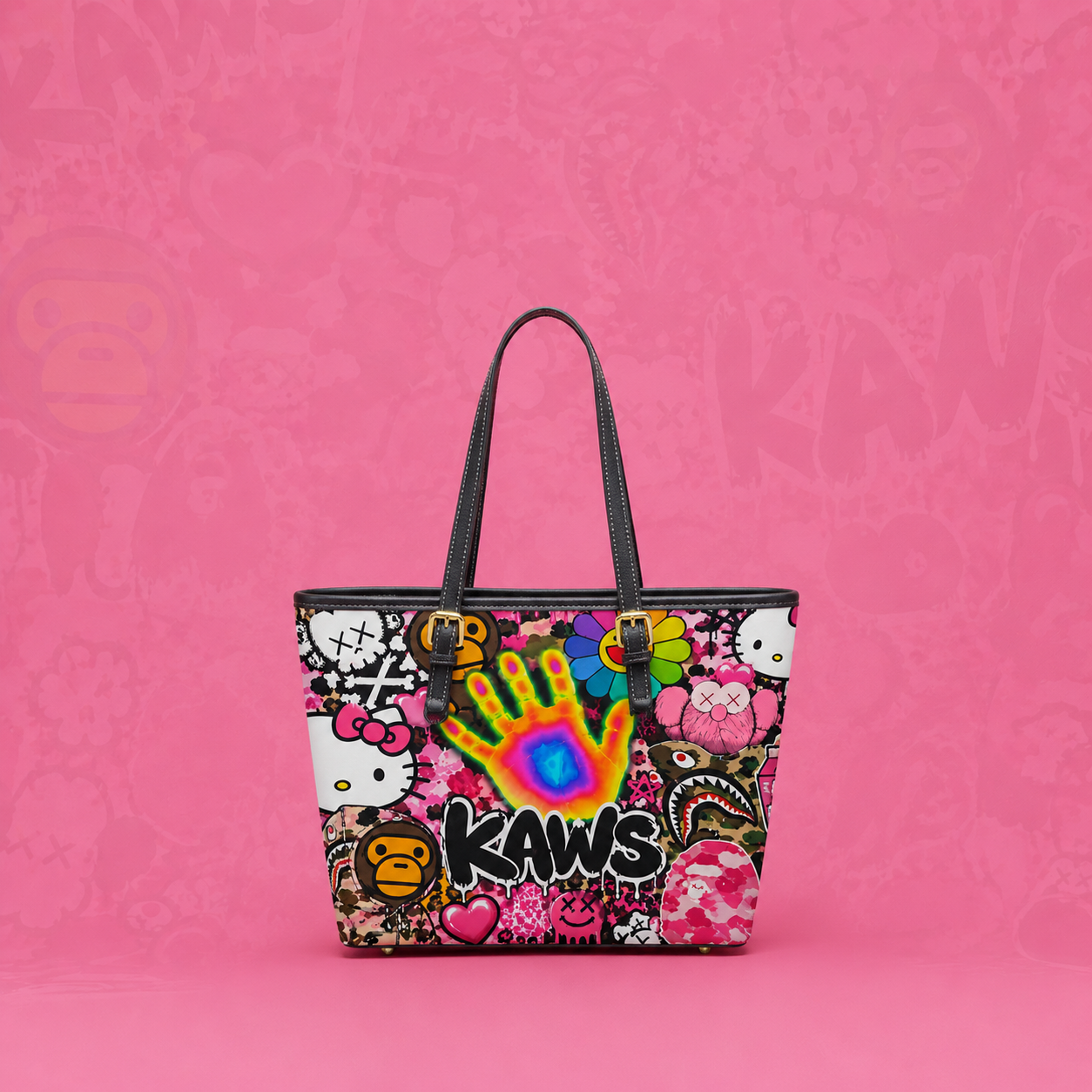 Hands Off Small Tote Bag