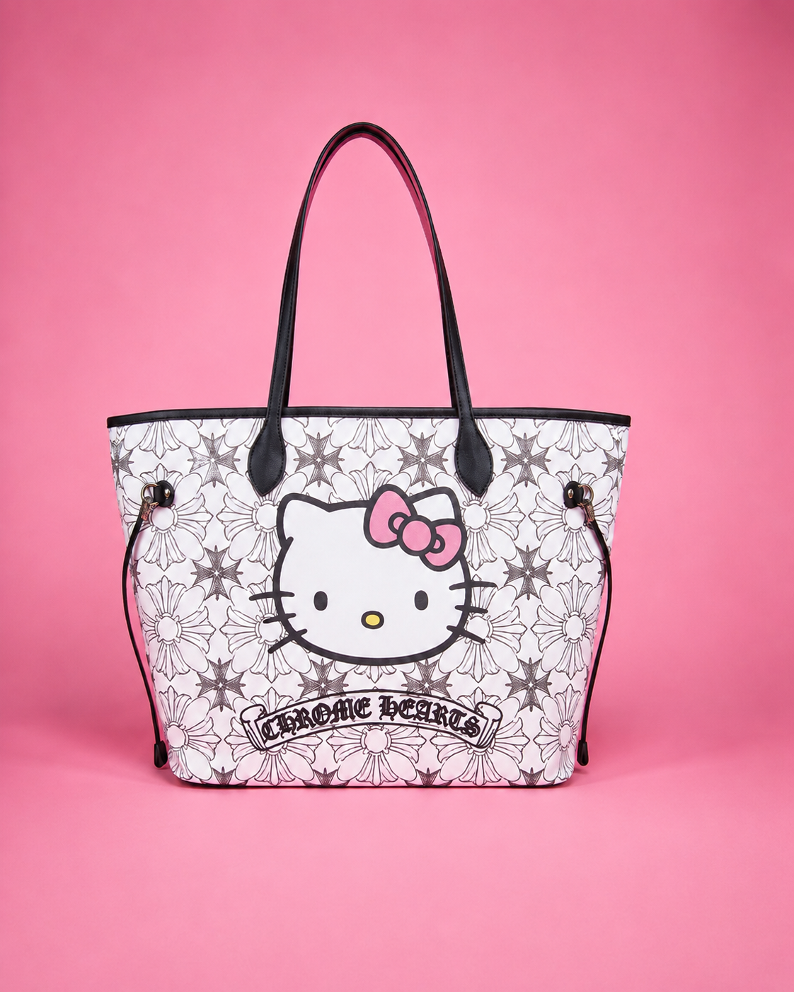 Kitty Chrome Carryall Tote