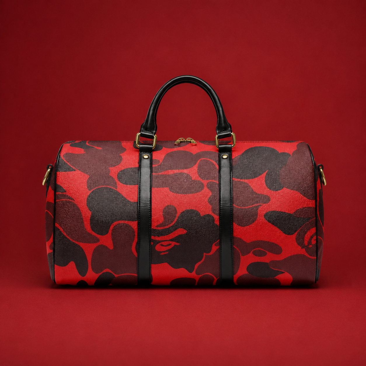 Crimson Camo Duffle (Pre-Order)