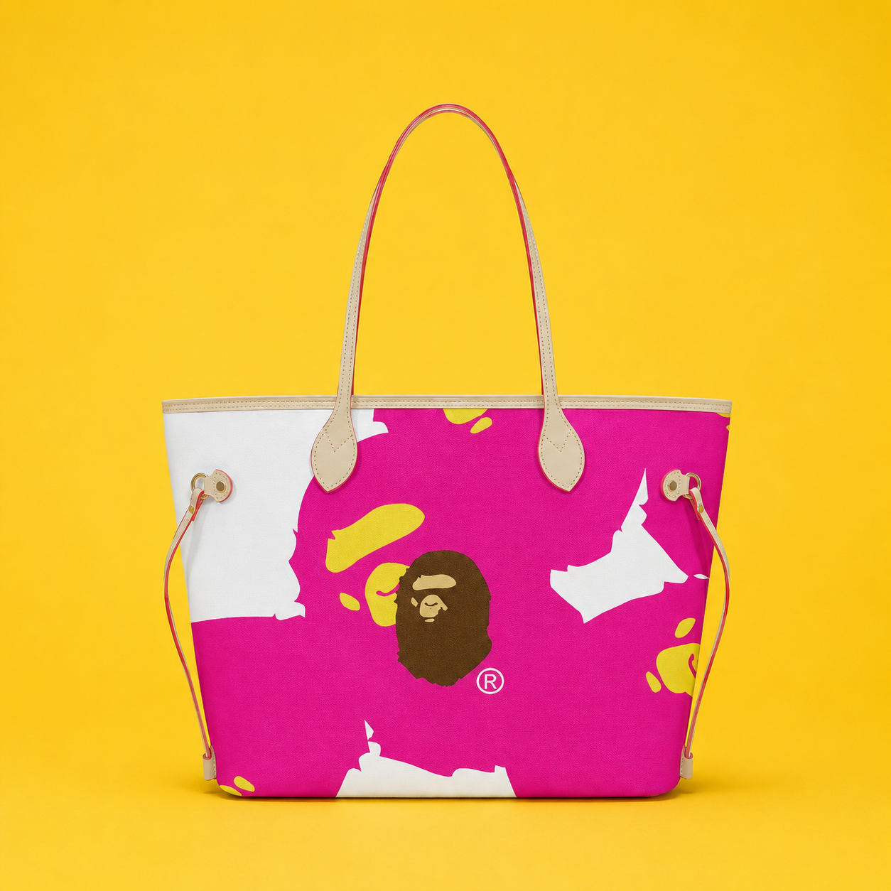Pink Splash Large Tote (Pre-Order)